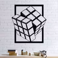 استیکر و پوستر طرح روبیک کد 109 سایز 35 در 30 به قیمت 170 هزار تومان