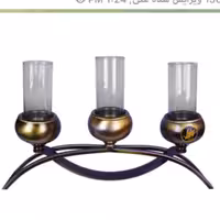 شمعدان مدل قایقی گلس آنتیک