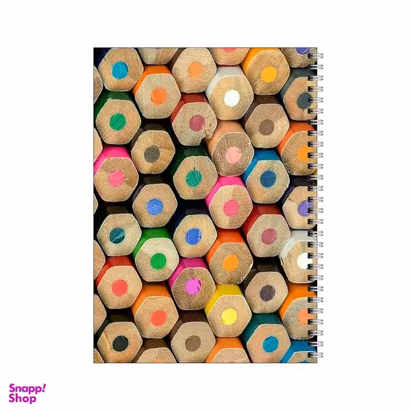 دفتر مشق 80 برگ بامبیلیپ طرح دسته مداد رنگی ها کد 2254084