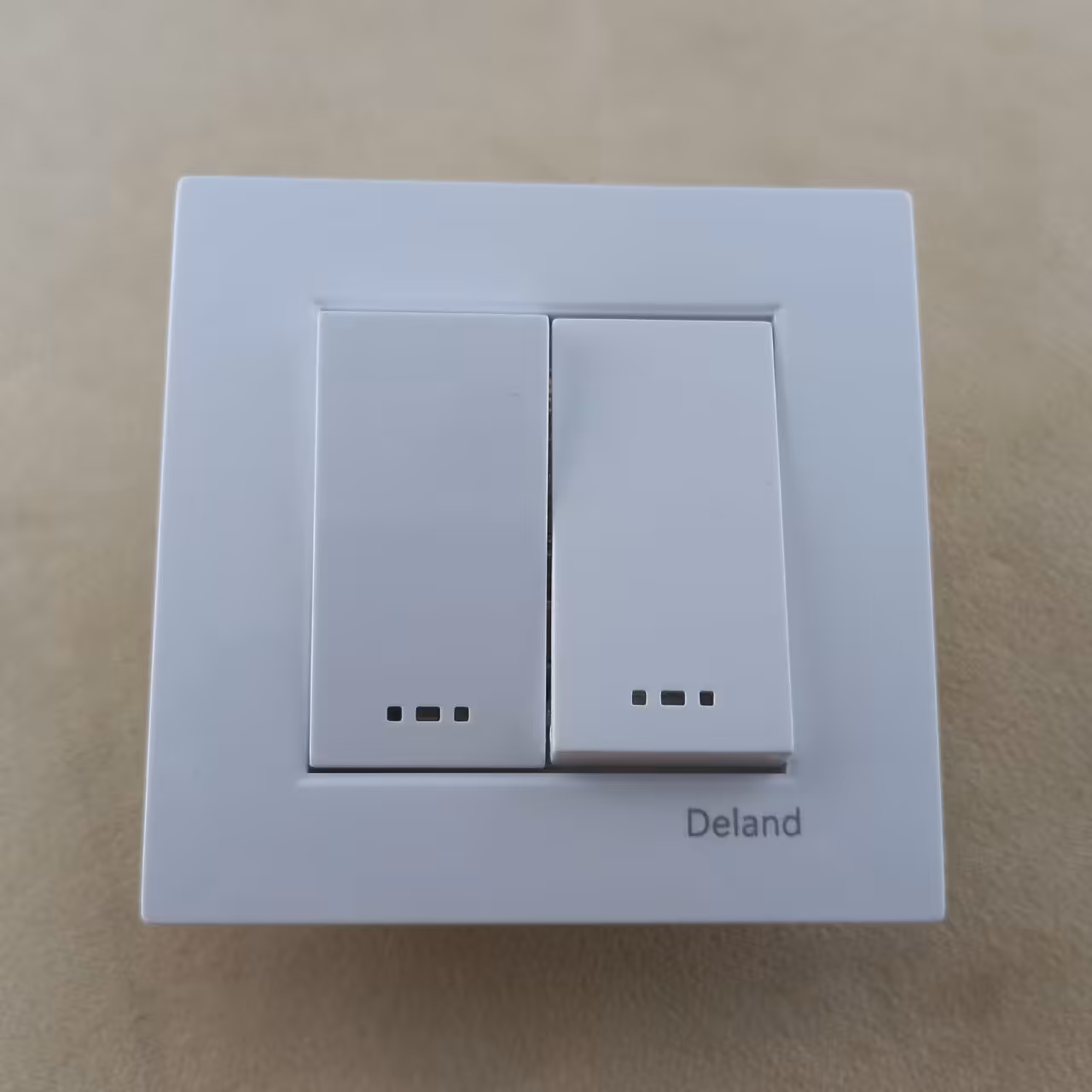 کلید دوپل برند دلند مدل آسا رنگ سفید