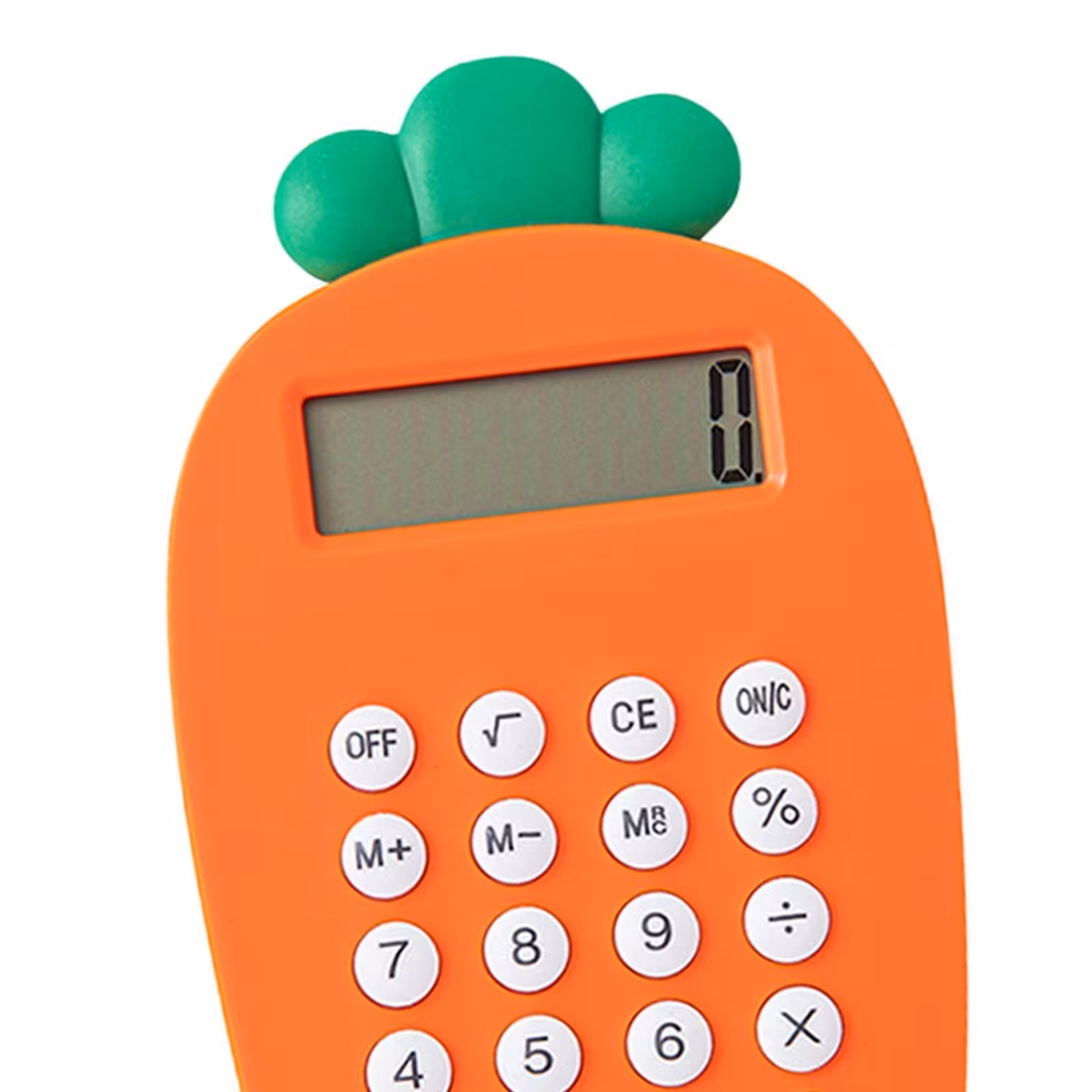 ماشین حساب فانتزی طرح هویج نارنجی
