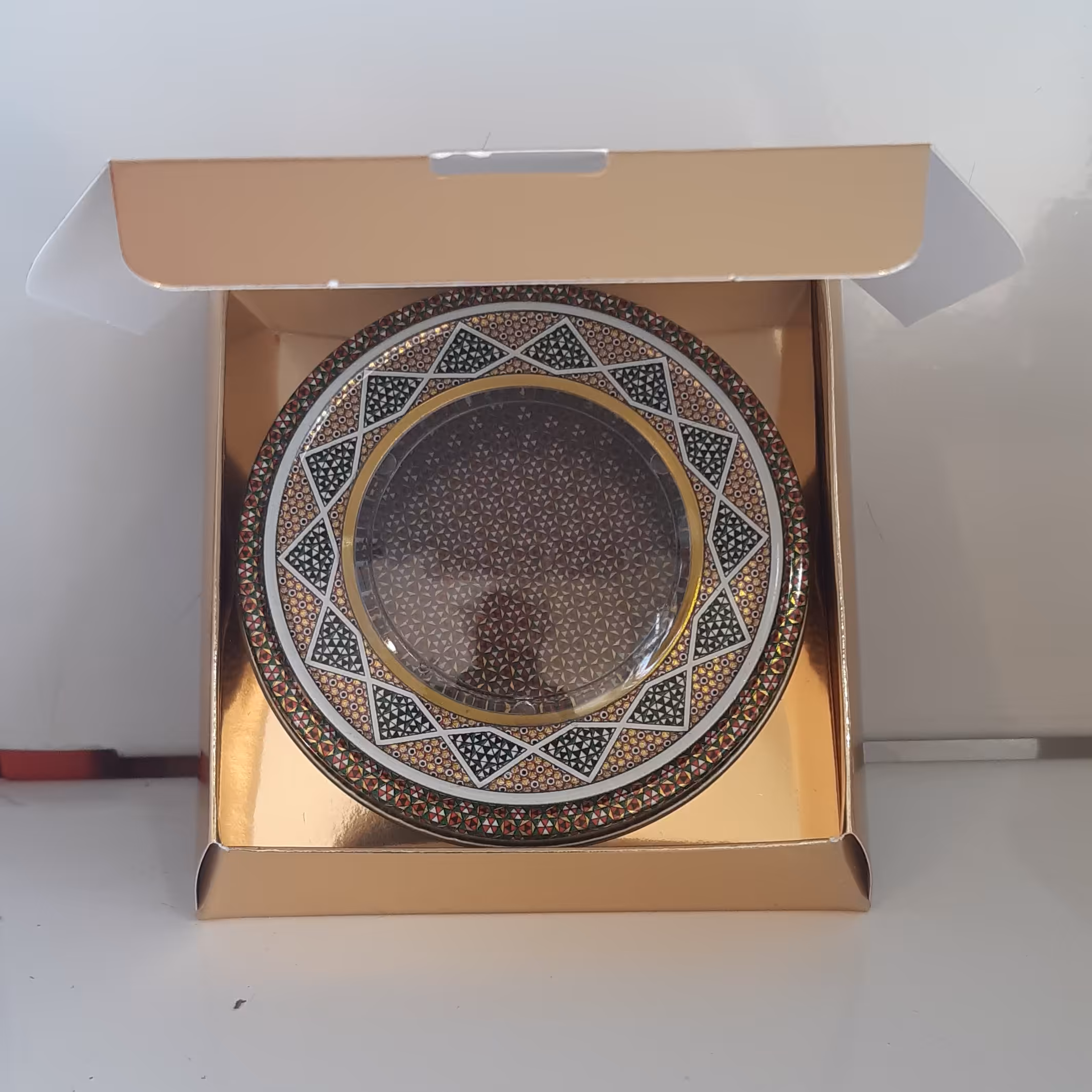 باکس طلا کوب(ظرف خاتم 5گرم)