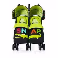 کالسکه دوقلو کوزاتو کنار هم اصل انگلستان با تشک دوبل و گرم کن پای کودک  cosatto twin stroller
