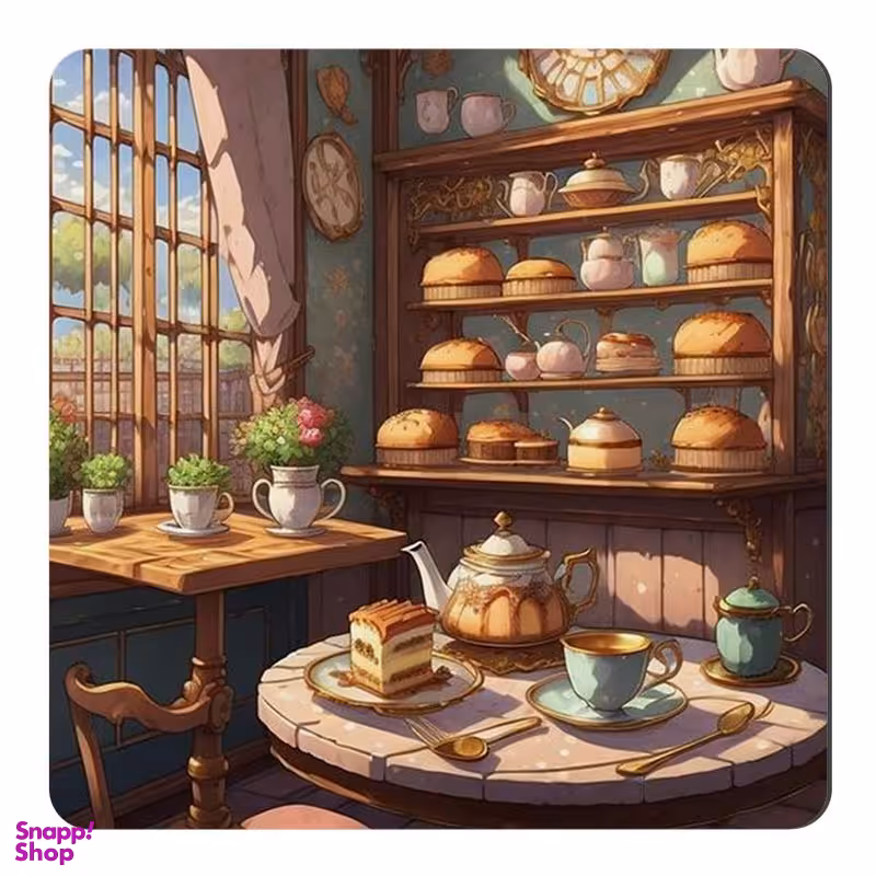 مگنت صبا طرح مدل آشپزخانه فانتزی و میز عصرانه کد M422