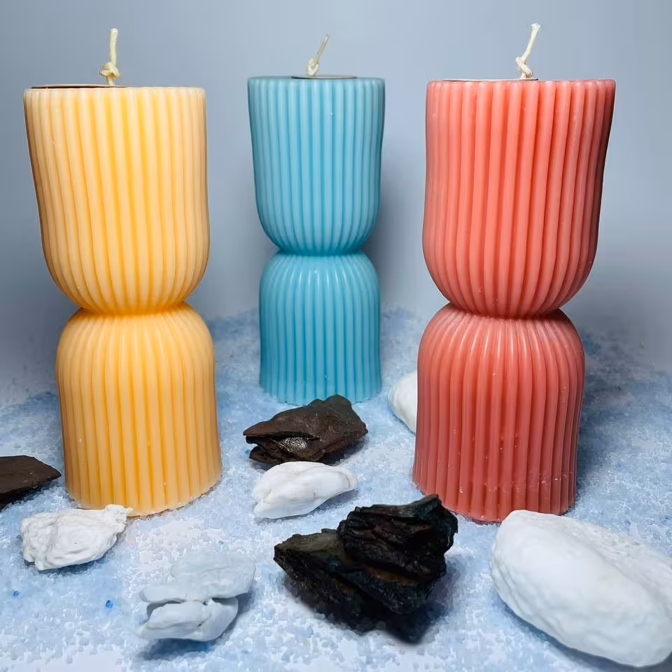 شمع استوانه ساعت شنی