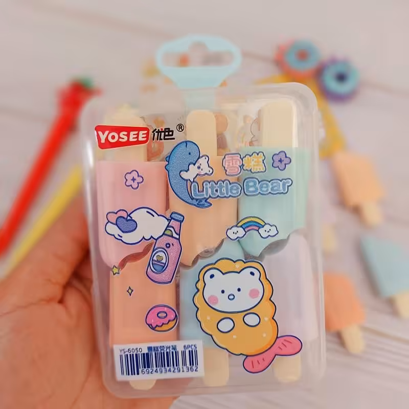 مینی هایلایتر طرح بستنی چوبی 2