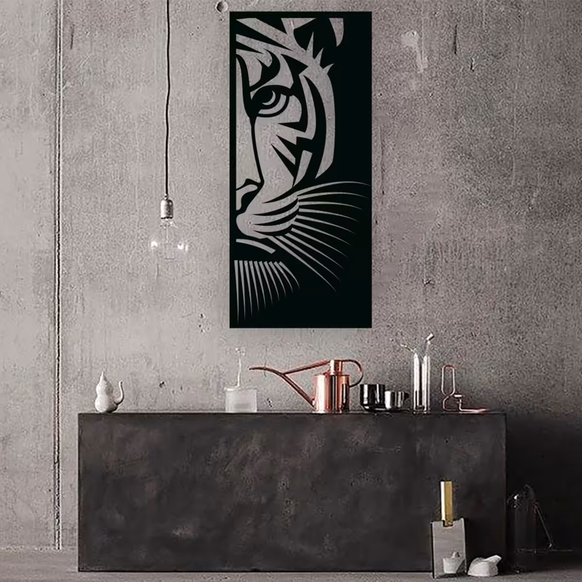 استیکر و پوستر ببر کد 237 سایز 60x25 به قیمت 200 هزار تومان