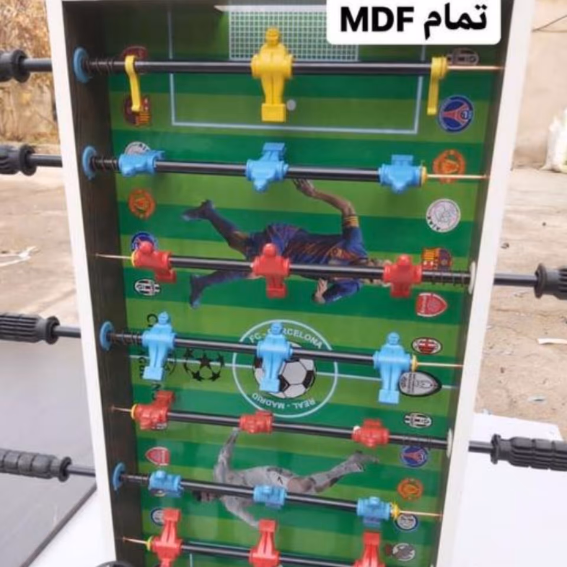 اسباب بازی فوتبال دستی تمام mdf