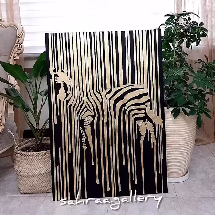 تابلو نقاشی زبرا