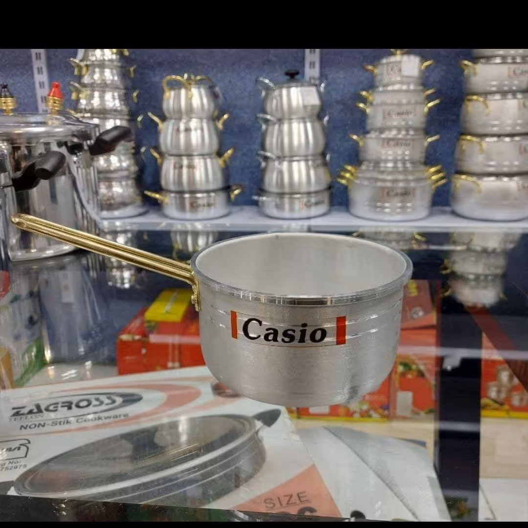 شیر جوش روحی دسته طلایی کاسیو سایز 14 ارسال رایگان 