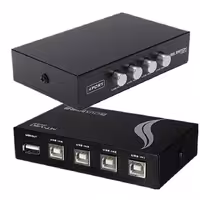 دیتا سوییچ 4 به 1 پورت USB مدل D-NET