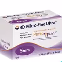 سرسوزن انسولین سایز 5 پن BD