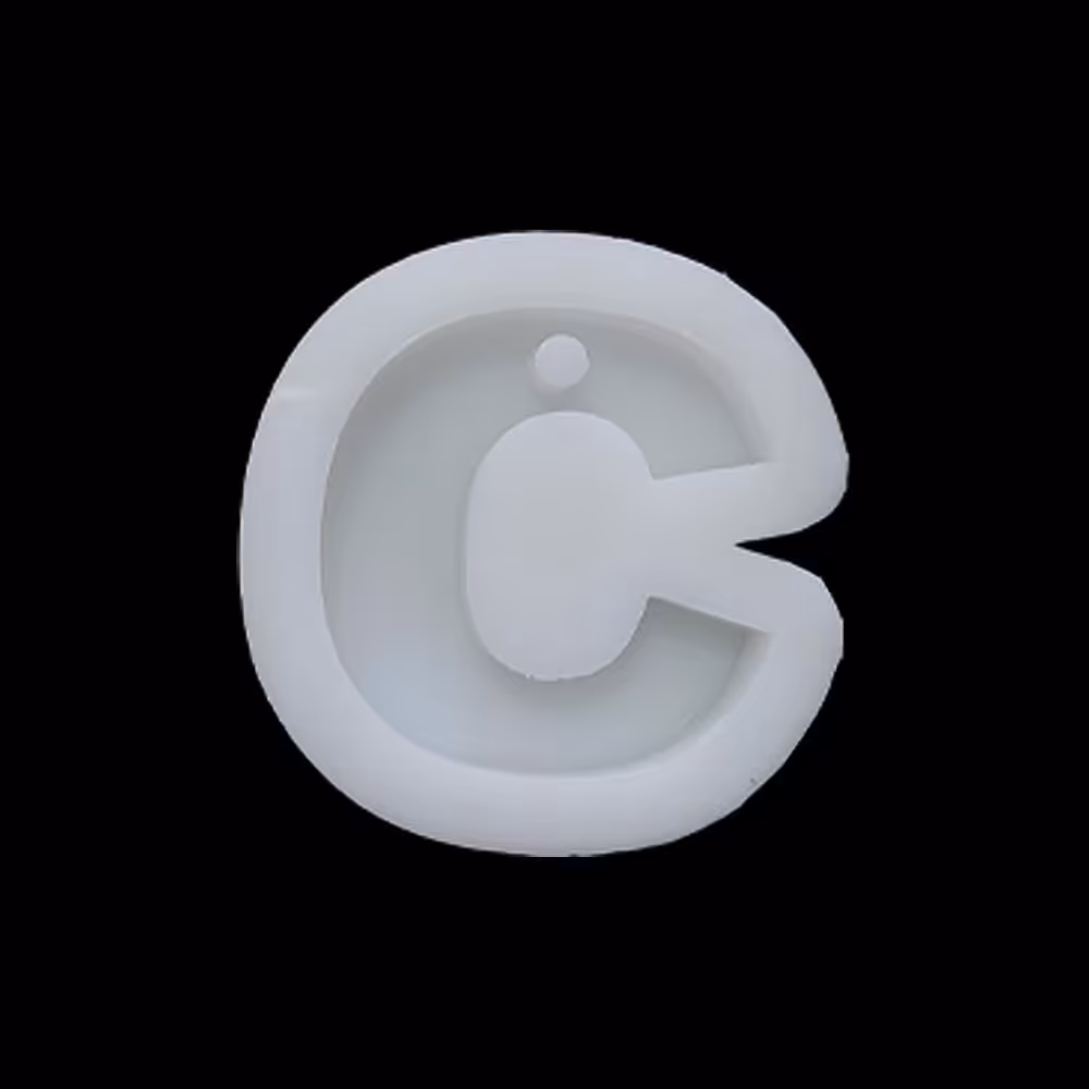 قالب سیلیکون حروف تکی پین دار چهارسانتیC