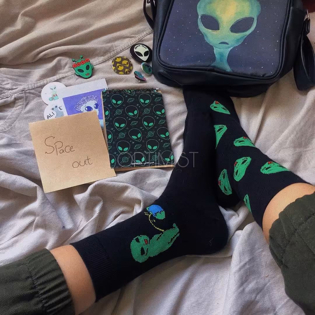 جوراب الین تا به تا ساقدار نخ پنبه فری سایز