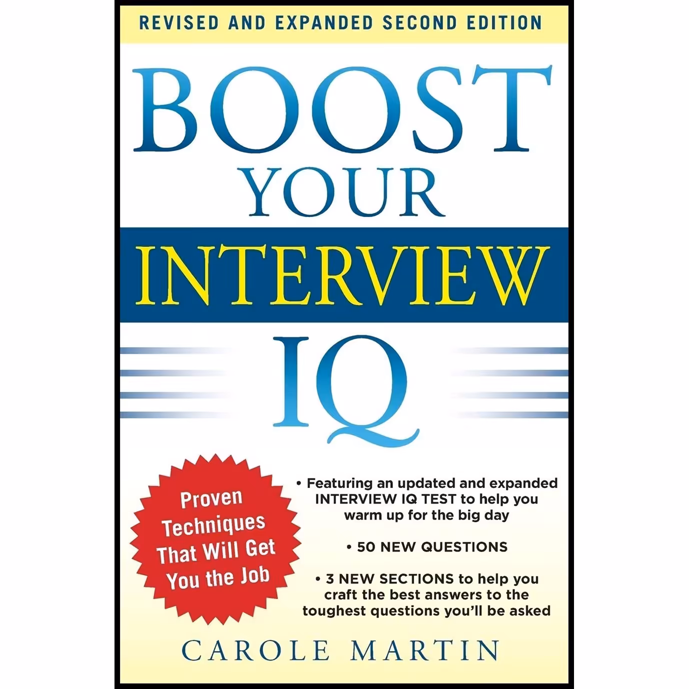 کتاب زبان اصلی Boost Your Interview Iq E اثر Carole Martin