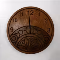 ساعت دیواری تمام چوب 