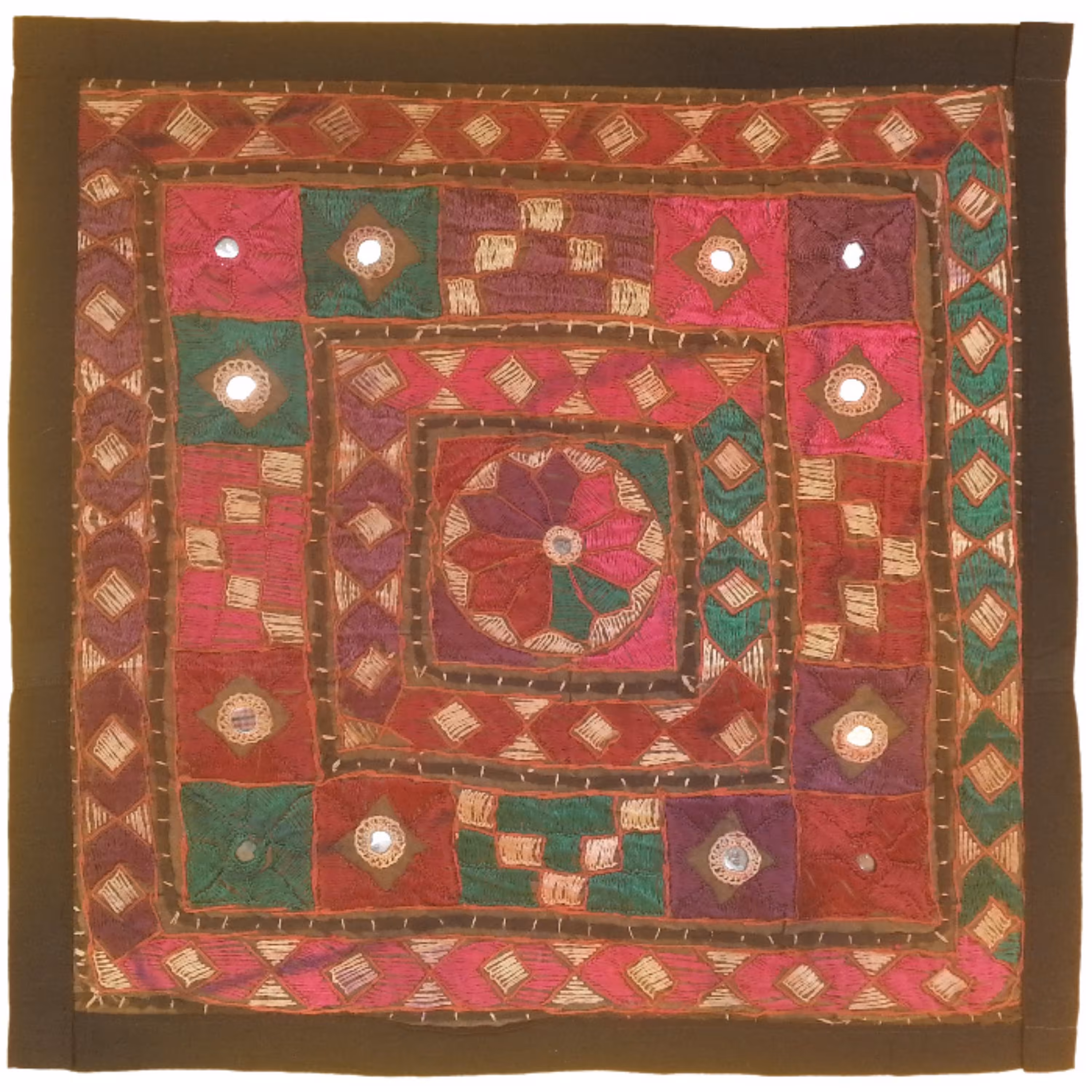 وسط میزی کوچک عسلی سوزن دوزی کد QUSOOZ38