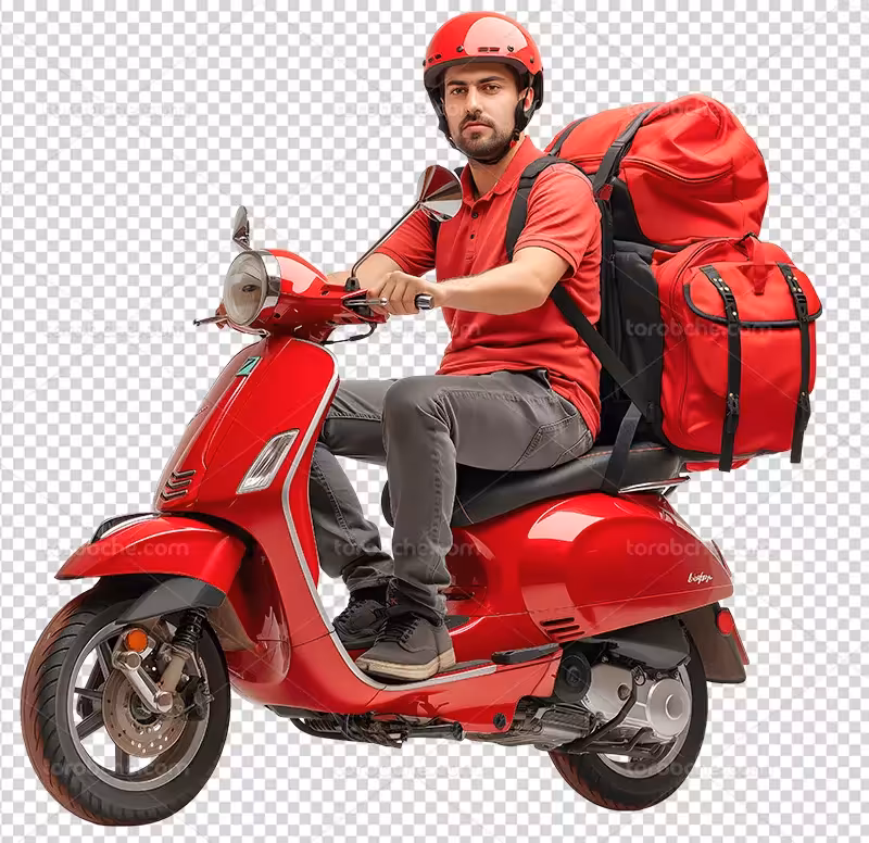 عکس دلیوری PNG | گرافیک با طعم تربچه