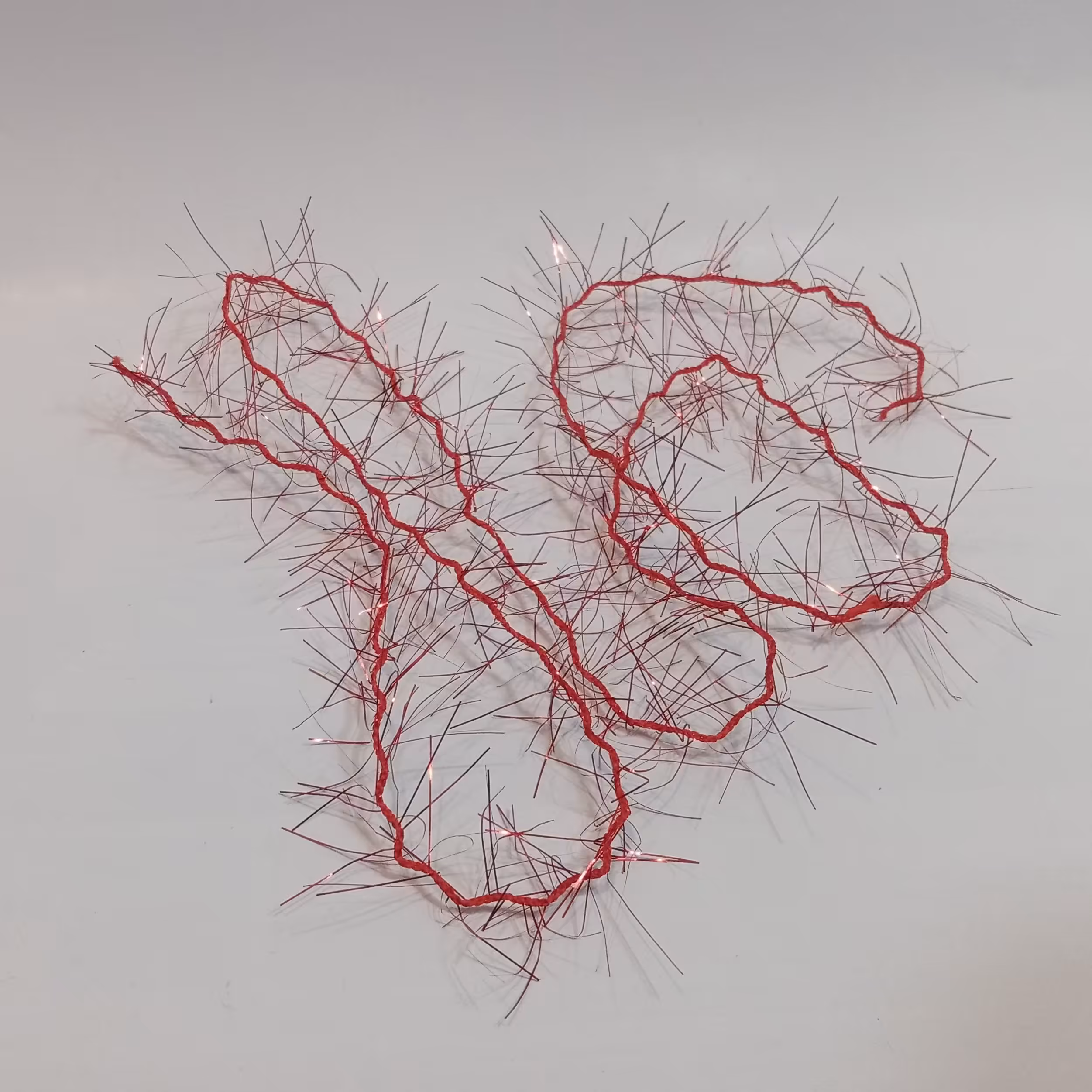 12عدد نخ بادکنک ریش بابا باریک براق یک متری 12 عددی  لوازم جشن تولد