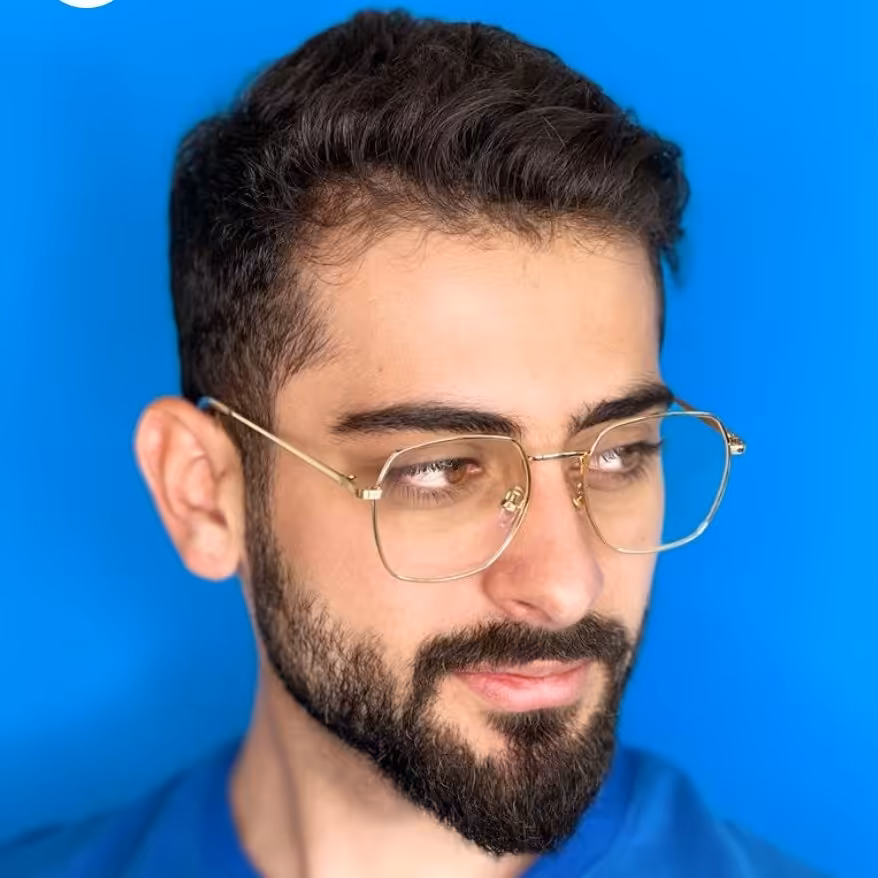 فرم طبی عینک مخصوص کار با مبایل و کامپیوتر و عینک شب مربع