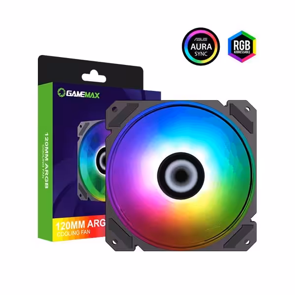 فن کیس گیم‌ مکس مدل FN-12 Rainbow-C9 - پردیس پازار