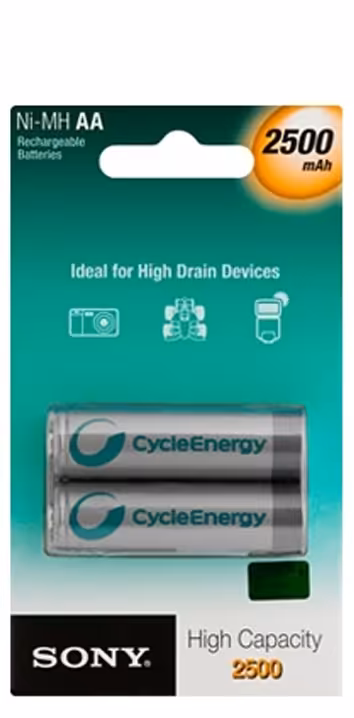 باتری قلمی سونی مدل بی 2 ای ان ظرفیت 2500 میلی آمپر