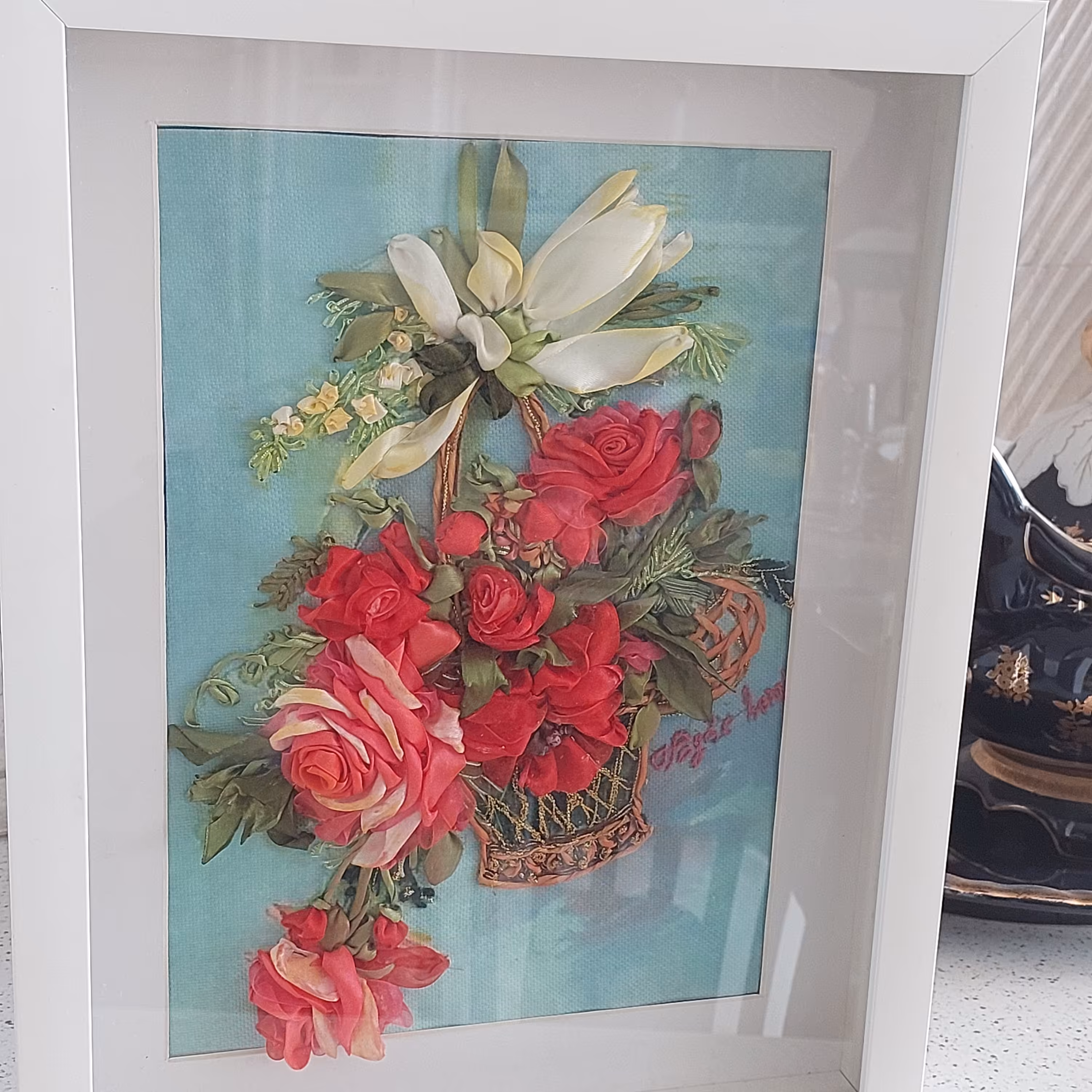 تابلو روبان دوزی