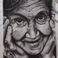 سفارش چهره سیاه قلم a2