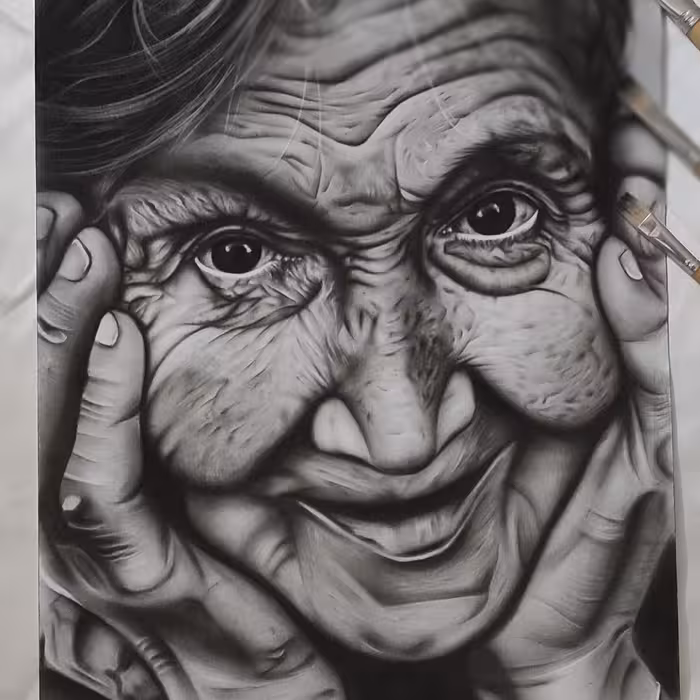 سفارش چهره سیاه قلم a2