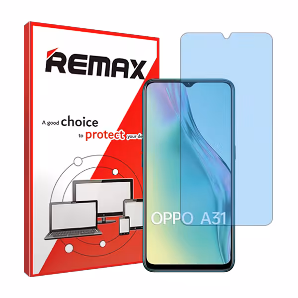 گلس اوپو A31 (2020) مدل هیدروژلی مات آنتی بلو برند ریمکس کد S