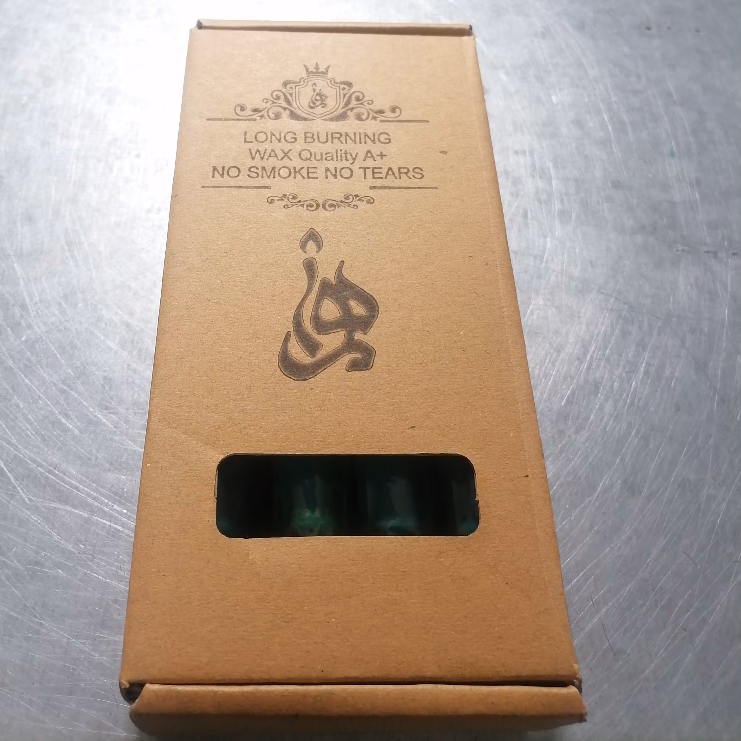 شمع کلیسایی 20 سانت سبز