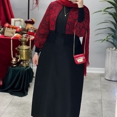 کت سارافون زنانه یلدایی تافته و مازراتی مدل لیلا