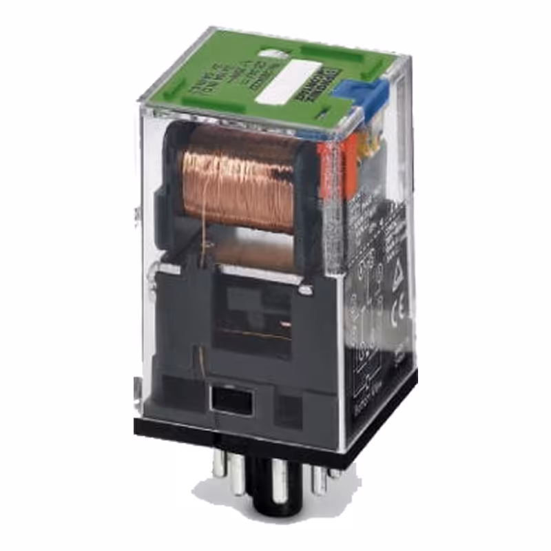 رله شیشه ای فونیکس کنتاکت 24 ولت REL-OR- 24DC/2X21