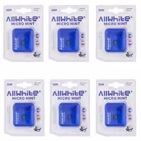 نخ دندان آل وایت میکرومینت طول نخ 50 متر بسته 6 عددی