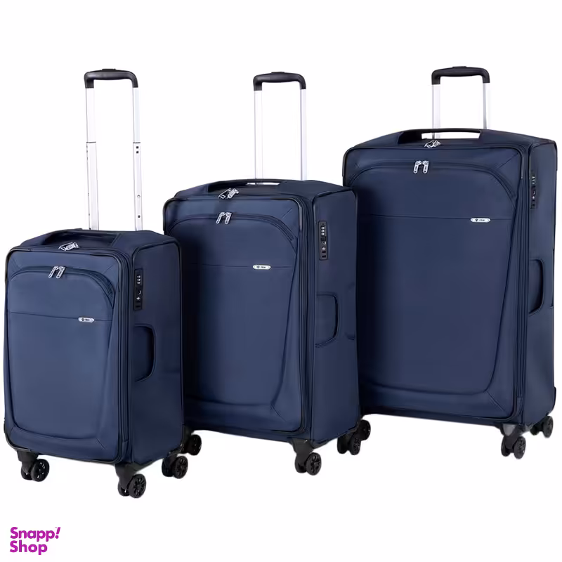 چمدان نیلپر مدل آوان کد 700678 - 111 مجموعه سه عددی