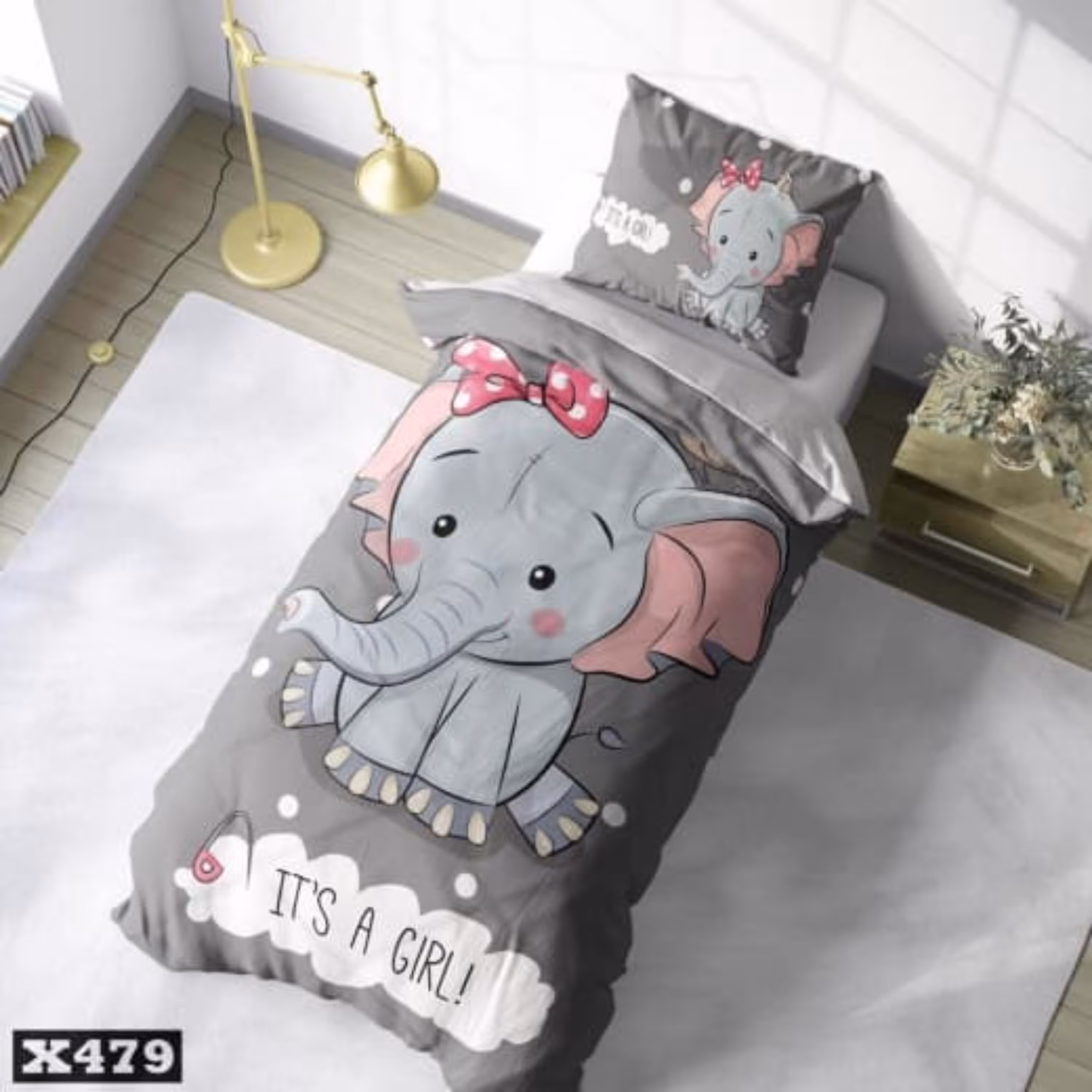 روتختی یک نفره سه بعدی کودکان و نوجوانان میکروتترون مدل دختر فیلی