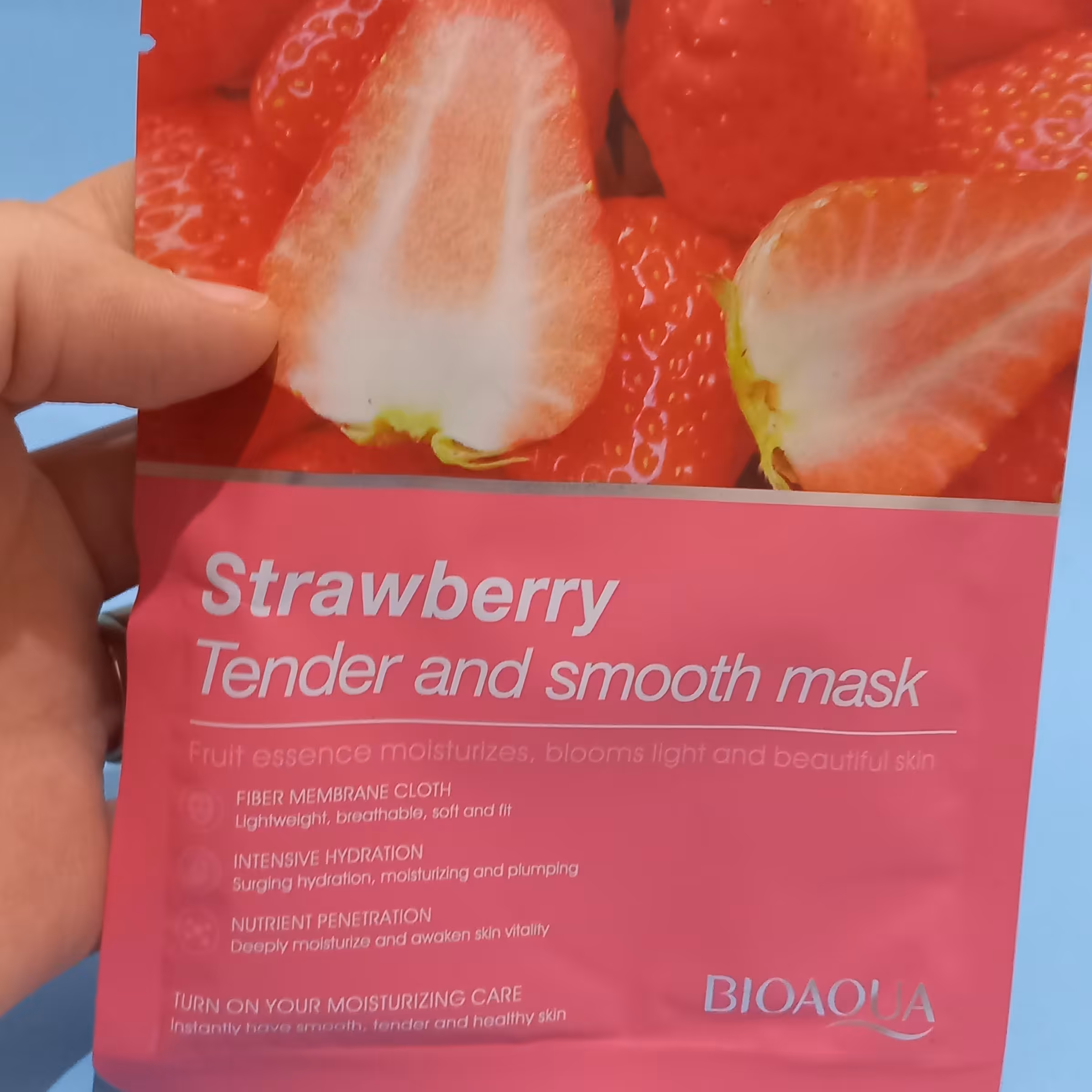 ماسک ورقه ای صورت توت فرنگی