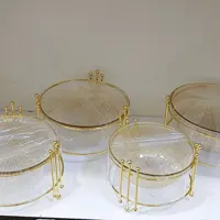 سرویس پذیرایی سولو شامپاینی پایه طلا رنگ ثابت(پس کرایه)