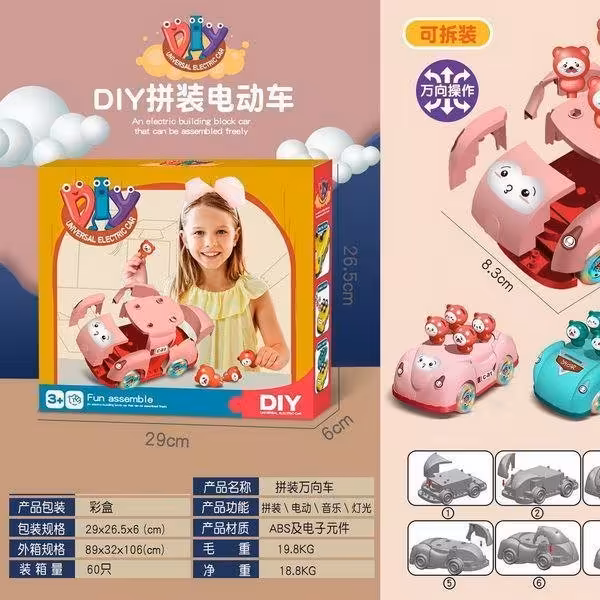 ماشین آدمک سوار موزیکال باطری خور یک عددی باارسال رایگان