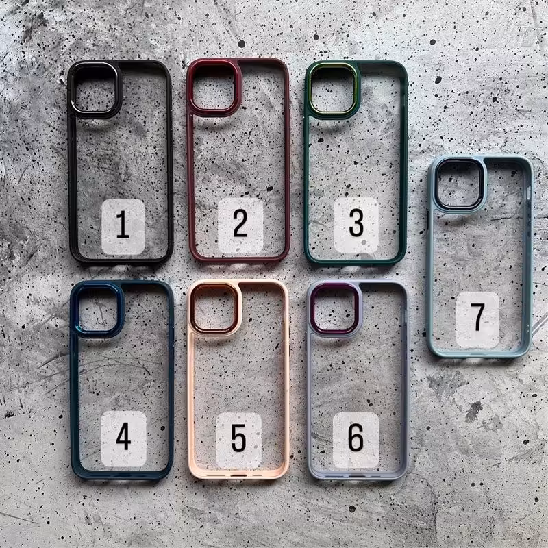 قاب شفاف دور رنگی  سامسونگ s21 fe در سه رنگ پر فروش