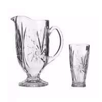 ست پارچ و لیوان 7 پارچه مدل خورشیدی