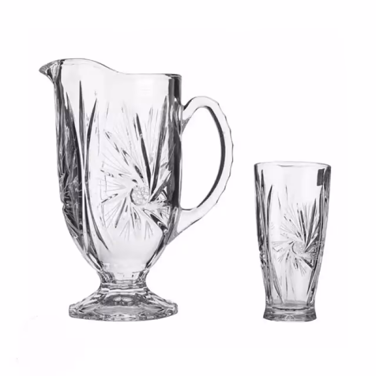 ست پارچ و لیوان 7 پارچه مدل خورشیدی