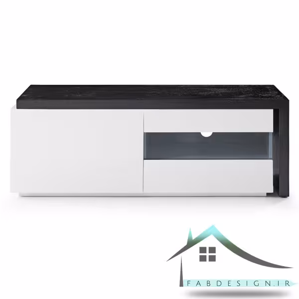 میز تلویزیون دو رنگ مدل WAYFAIR-85