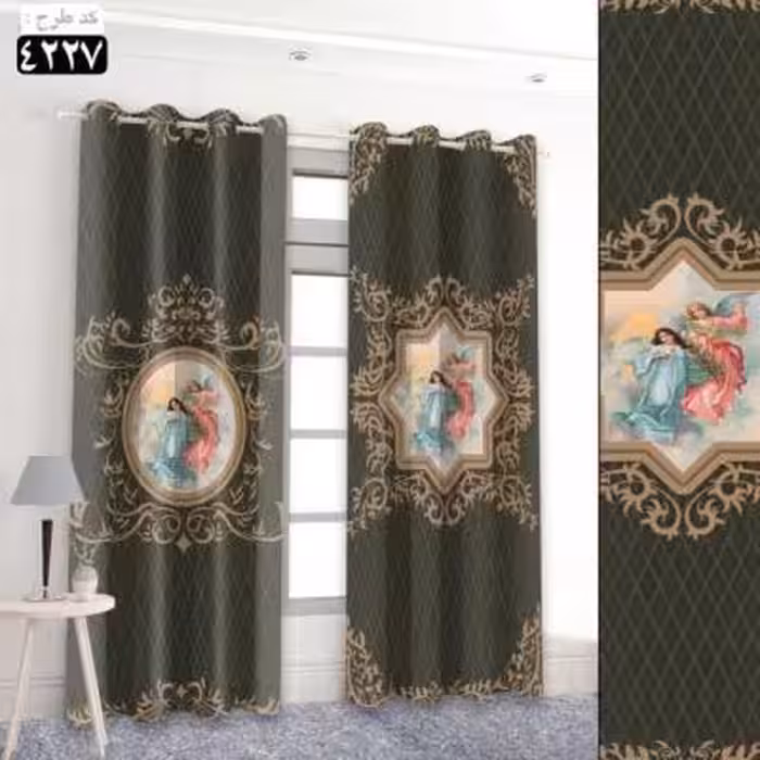 پرده تصویری طرح نقاشی کلاسیک