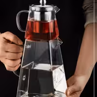 کتری قوری پیرکس شیشه ای ترکیه شعله مستقیم