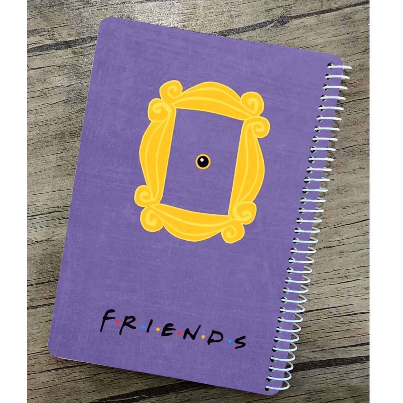 دفتر طراحی با کاغذ کرافت طرح فرندز2