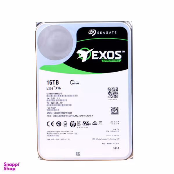 هارددیسک اینترنال سیگیت مدل ST16000NM001G Enterprise ظرفیت 16 ترابایت
