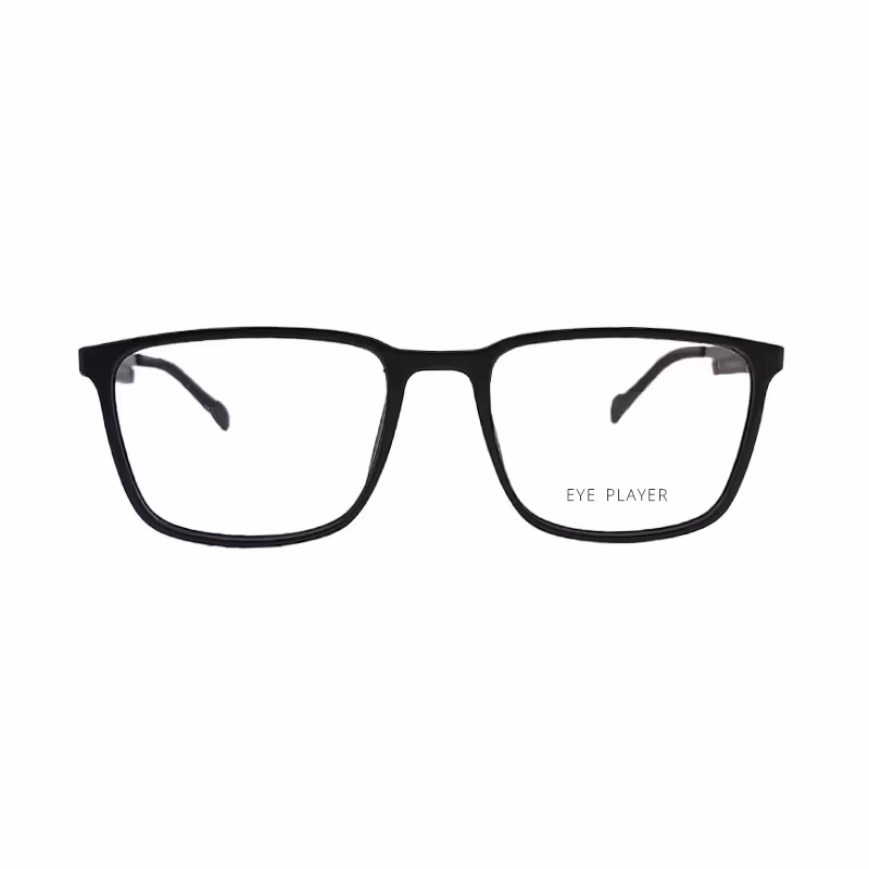 فریم عینک طبی آی پلیر مدل 8700C2 کائوچویی مشکی زنانه و مردانه