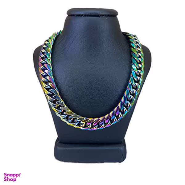 زنجیر مردانه مدل اسپرت هولوگرامی کد 69156