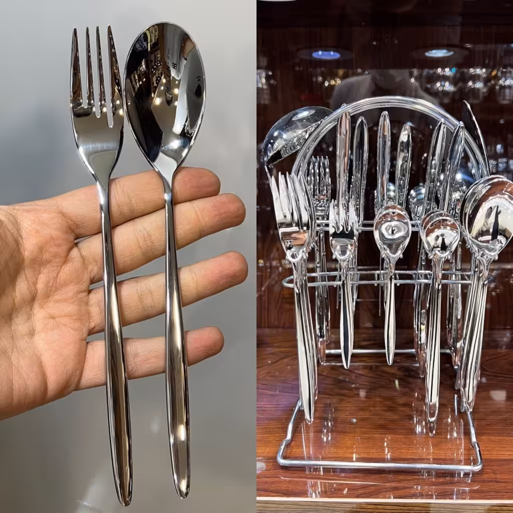 سرویس قاشق و چنگال 39پارچه 6نفره E